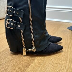 Bebe Rania Covered Wedge Bootie